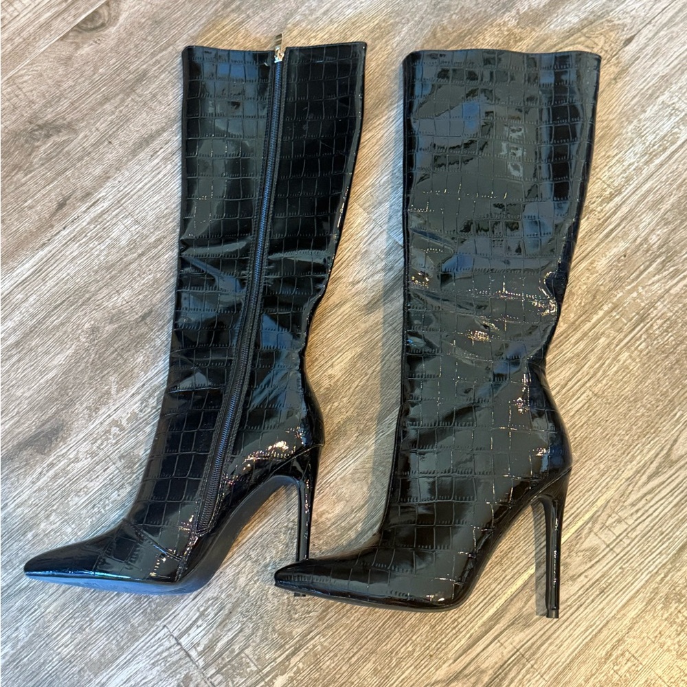 Under The Knee Boot Heels